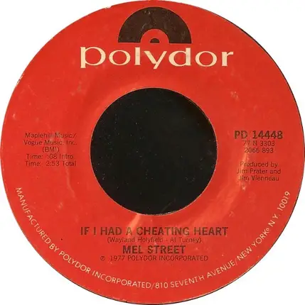 Mel Street - If I Had A Cheating Heart