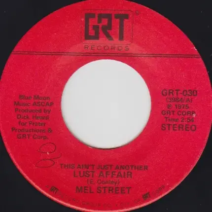 Mel Street - This Ain't Just Another Lust Affair / Strange Empty World