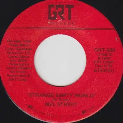 Mel Street - This Ain't Just Another Lust Affair / Strange Empty World