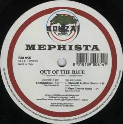 Mephista - Out of the Blue