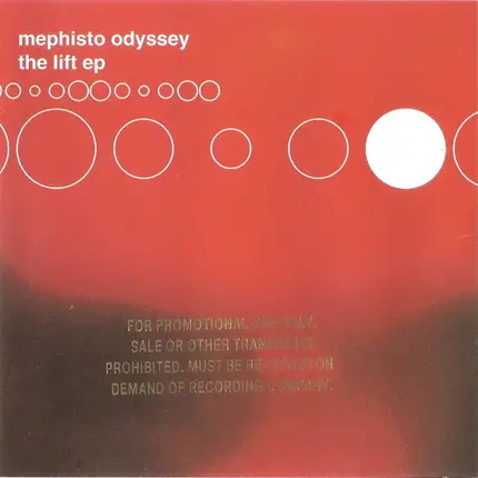 Mephisto Odyssey - The Lift EP
