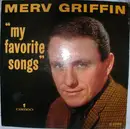 LP - Merv Griffin - My Favorite Songs - Mono