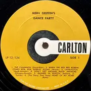 LP - Merv Griffin With Sid Bass And His Orchestra - Merv Griffin's Dance Party - Mono