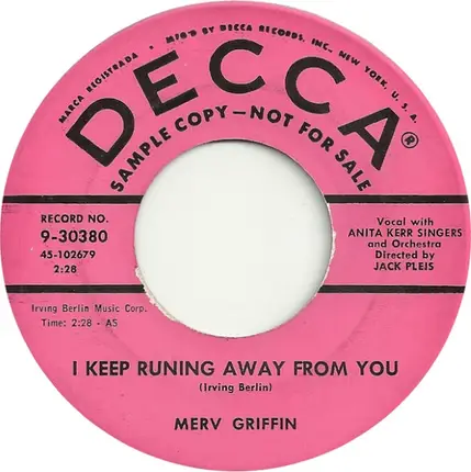 Merv Griffin - Will I Find My Love Today