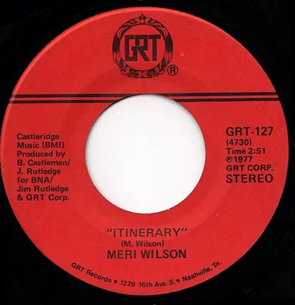 Meri Wilson - Telephone Man / Itinerary