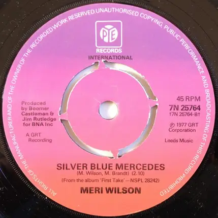 Meri Wilson - Rub-A-Dub-Dub
