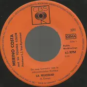7inch Vinyl Single - Merino Costa And His Tijuana Color - La Felicidad