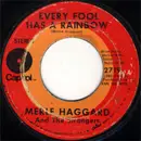 7inch Vinyl Single - Merle Haggard And The Strangers - The Fightin' Side Of Me