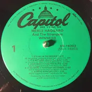 LP - Merle Haggard And The Strangers - Winners