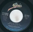 7inch Vinyl Single - Merle Haggard - What Am I Gonna Do (With The Rest Of My Life) - Carrollton Pressing