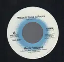 7inch Vinyl Single - Merle Haggard - When It Rains It Pours / Me And Crippled Soldiers