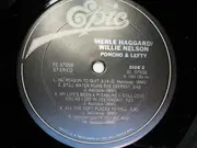 LP - Merle Haggard / Willie Nelson - Poncho & Lefty - Carrollton/Pitman Pressing