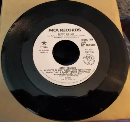 Merle Haggard - No One To Sing For (But The Band) / Misery And Gin