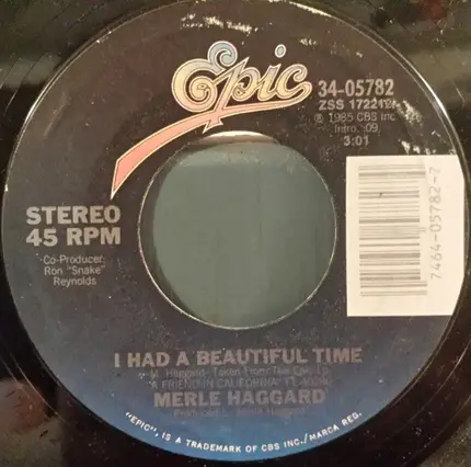 Merle Haggard - I Had A Beautiful Time