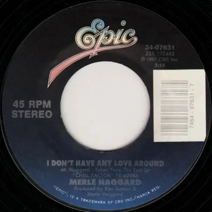 Merle Haggard - Twinkle, Twinkle Lucky Star / I Don't Have Any Love Around