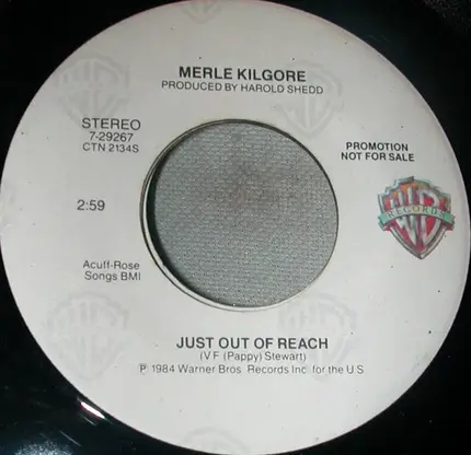 Merle Kilgore - Just Out Of Reach