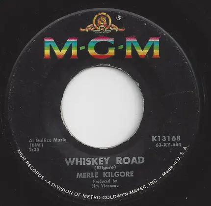 Merle Kilgore - Whiskey Road / Five Miles Down The Road