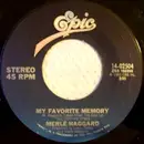 7'' - Merle Haggard - My Favorite Memory / Texas Fiddle Song