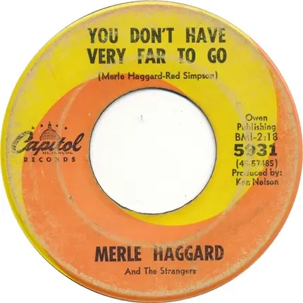 Merle Haggard And The Strangers - Branded Man