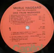 LP - Merle Haggard And The Strangers - Okie From Muskogee (Recorded 'Live' In Muskogee, Oklahoma)