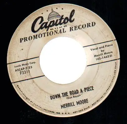 Merrill Moore - Down The Road A Piece
