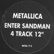 12inch Vinyl Single - Metallica - Enter Sandman