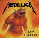 12inch Vinyl Single - Metallica - Jump In The Fire - red