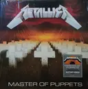 LP - Metallica - Master Of Puppets - Red (Battery Brick) Vinyl, Ltd. Ed., incl. Insert