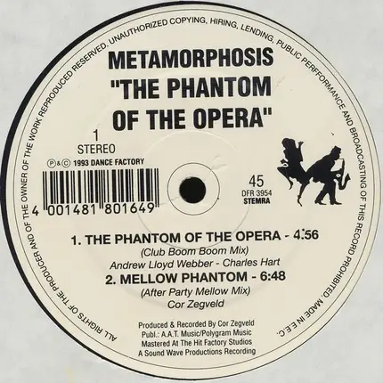 Metamorphosis - The Phantom Of The Opera