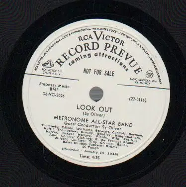 Metronome All-Star Band - Look Out / Metronome All Out