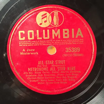 Metronome All Stars / Metronome All Stars - King Porter Stomp / All Star Strut