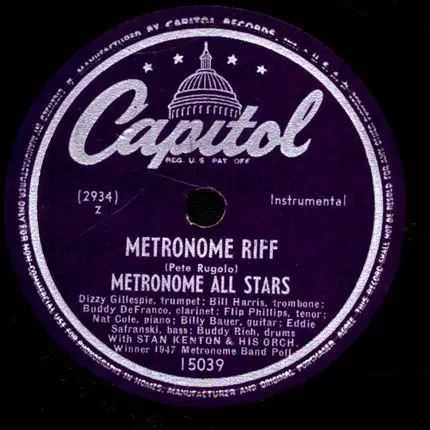 Metronome All Stars - Leap Here / Metronome Riff