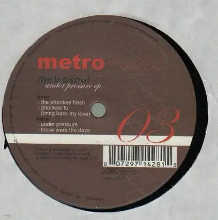 Metrosoul - Under Pressure EP