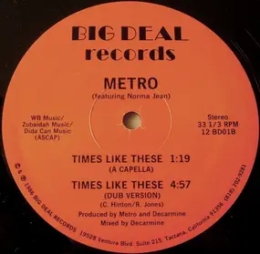 Metro - Times Like These