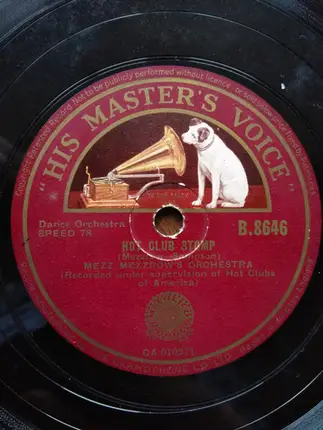 Mezz Mezzrow And His Orchestra - Hot Club Stomp / The Swing Session's Called To Order
