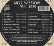 CD - Mezz Mezzrow - 1936-1939