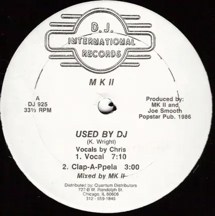 MK II - Used By DJ