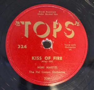 Mimi Martel , The Hal Lomen Orchestra , Nancy Brookes - Kiss Of Fire / A Guy Is A Guy