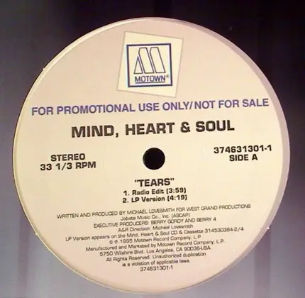 Mind, Heart & Soul - Tears