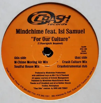 Mindchime Feat. Isi Samuel - For Our Culture