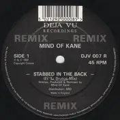 Mind Of Kane - Stabbed In The Back (Remixes)