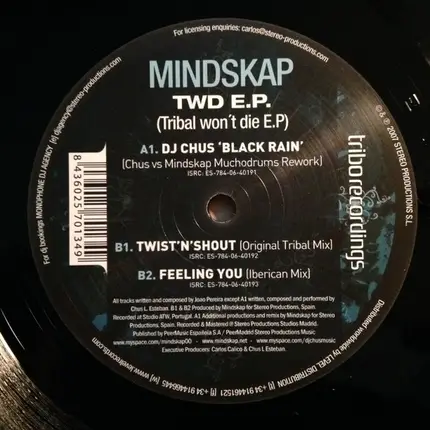 Mindskap - Tribal Won't Die E.P.