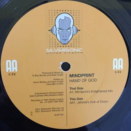 Mindprint - The Hand Of God
