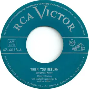 Mindy Carson - When You Return / Boutonniere