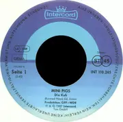 7inch Vinyl Single - Mini Pigs - Die Kuh - White