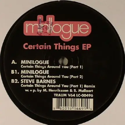 minilogue - Certain Things EP