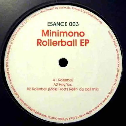 Minimono - Rollerball EP