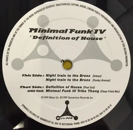 Minimal Funk - Definition of House EP