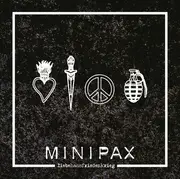 12inch Vinyl Single - Minipax - LiebeHassFriedenKrieg - Red-Black Marbled Vinyl