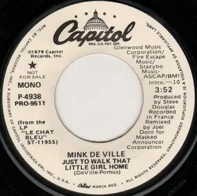 Mink DeVille - Just To Walk That Little Girl  Home